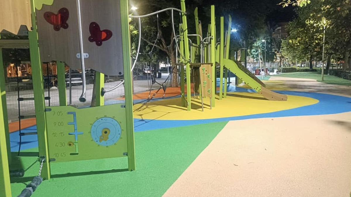 Nuevo parque infantil de Moncada