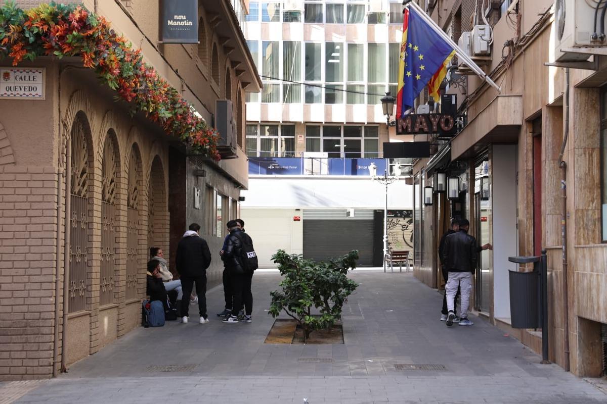 Calle en la que está situado el restaurante Nou Manolín