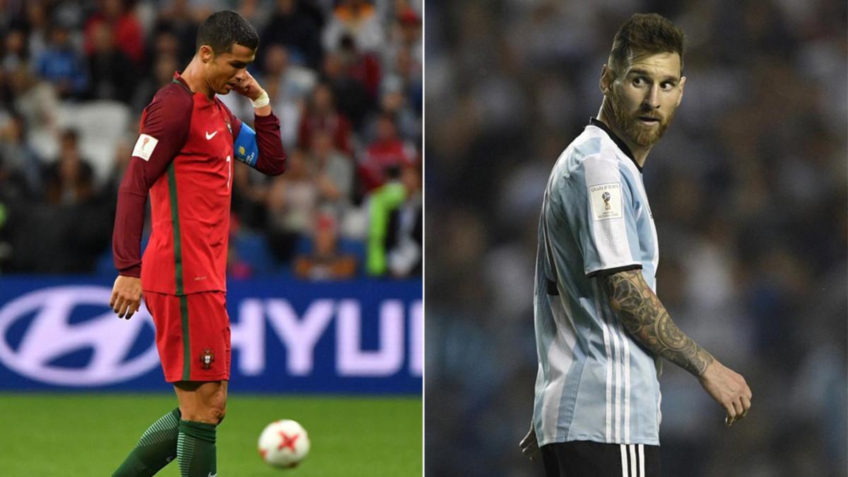 Cristiano y Messi, en una situación límite