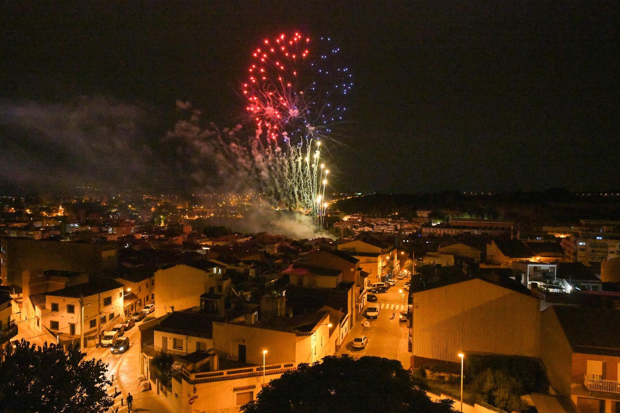 Fuegos artificiales en la Fiesta Mayor de Rubí