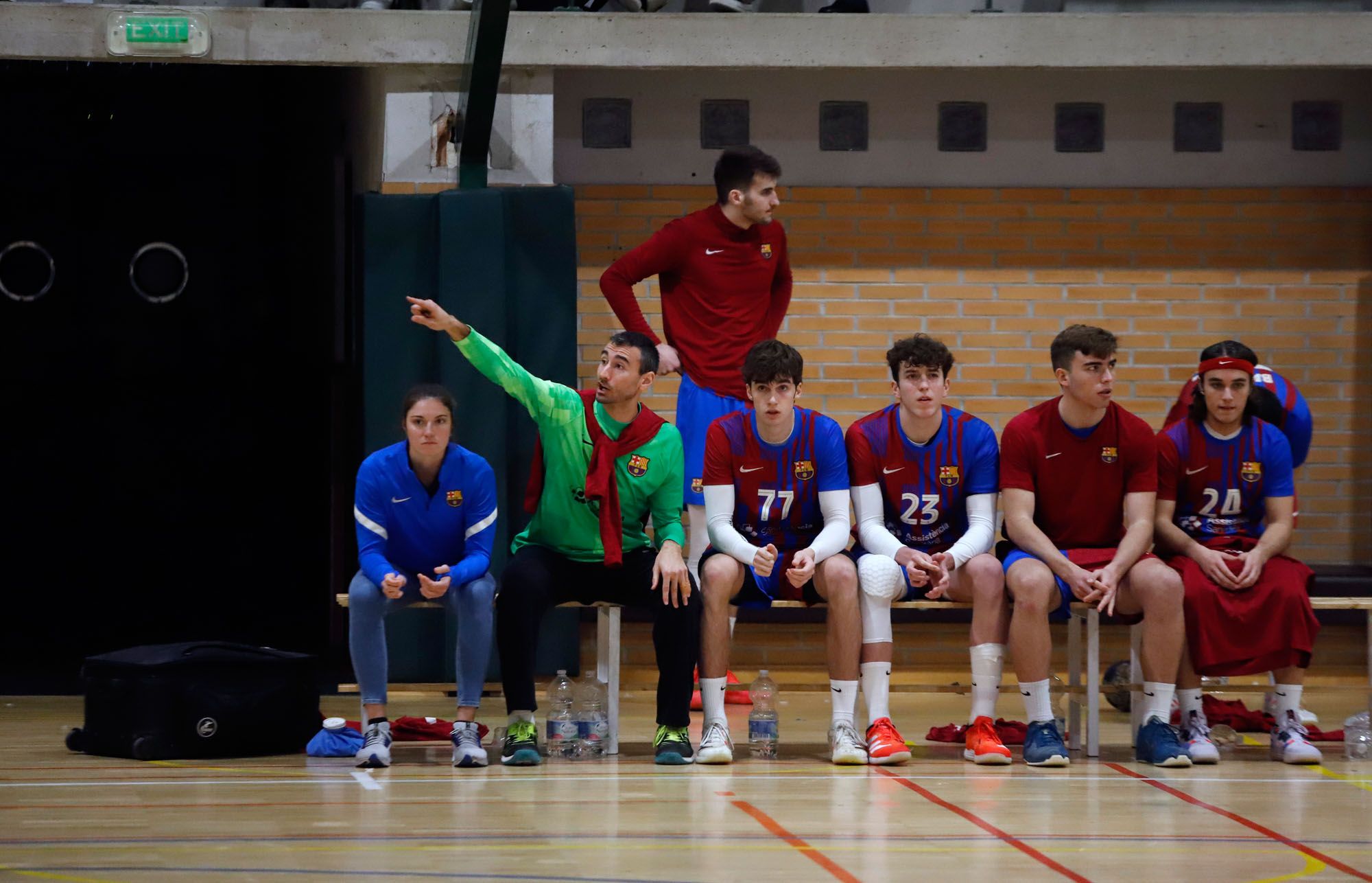 Pablo Urdangarin, en Málaga con su equipo de balonmano