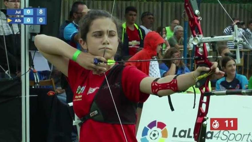 Alba Reigosa, en el Campeonato de España.