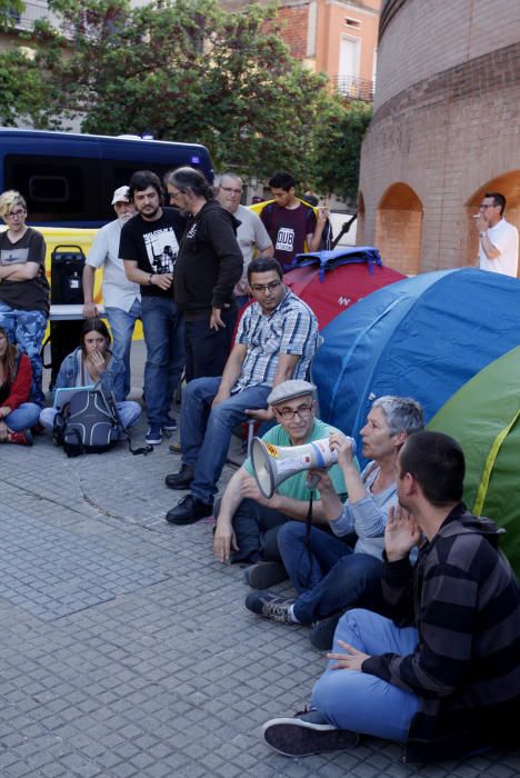 Acampada pel desallotjament d''Idomeni