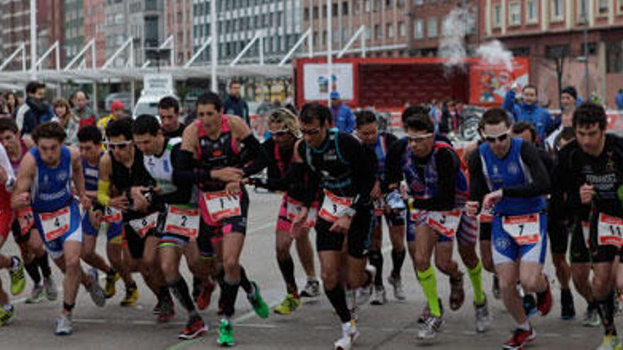 Gustavo Rodríguez y Beatriz Tenreiro se adjudican el Villa de Gijón de Duatlón