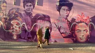 Al banquillo de los acusados un militante de Vox por vandalizar el mural feminista de Ciudad Lineal en Madrid