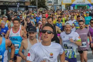 Multitudinaria media maratón entre O Grove y Sanxenxo
