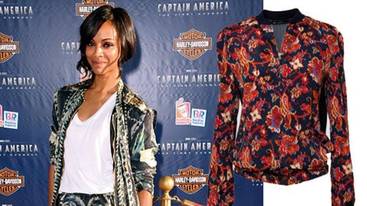 Zoe Saldana, la trendy perfecta