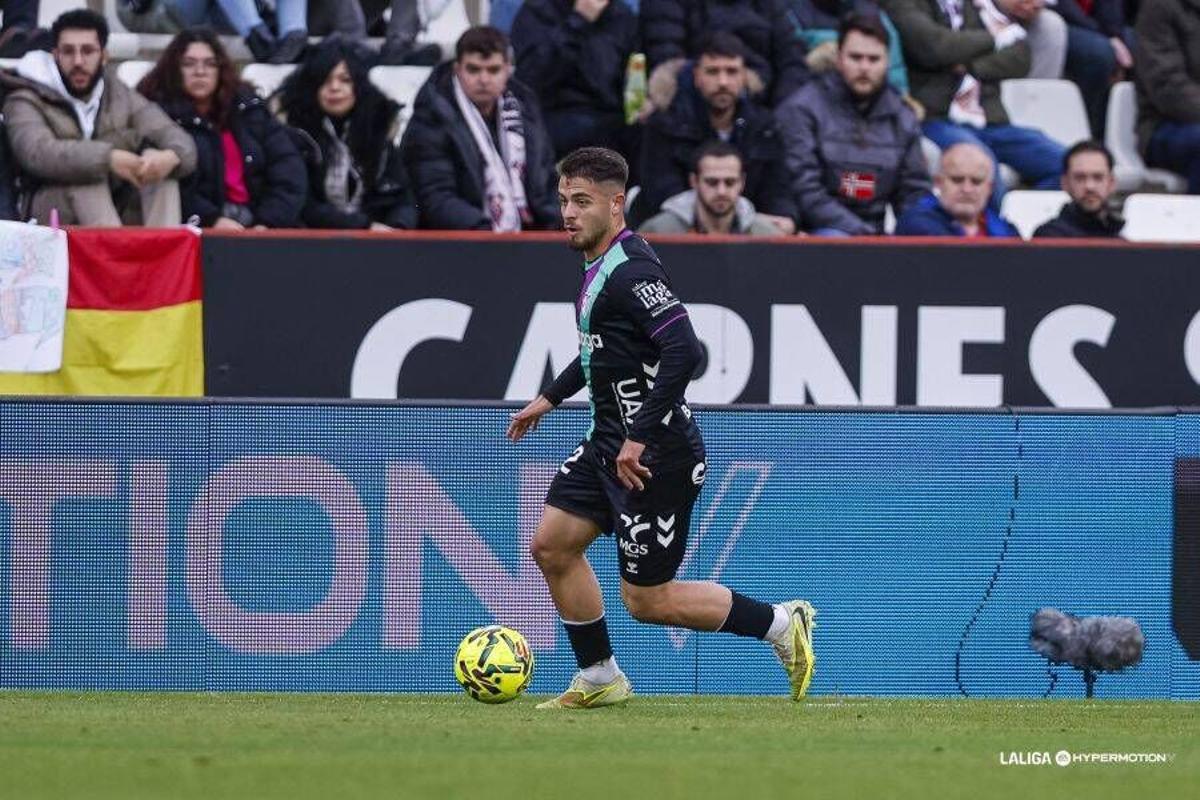 Partido disputado entre el Albacete y el Málaga CF