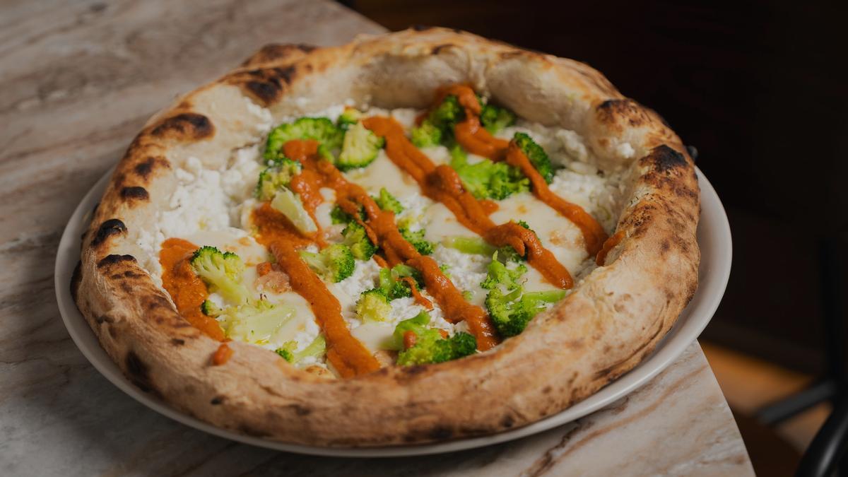La pizza Cataliana de Mama
