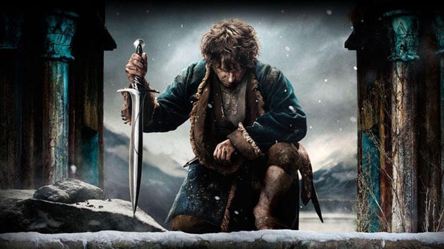 Martin Freeman en el póster de &#039;El Hobbit&#039;.