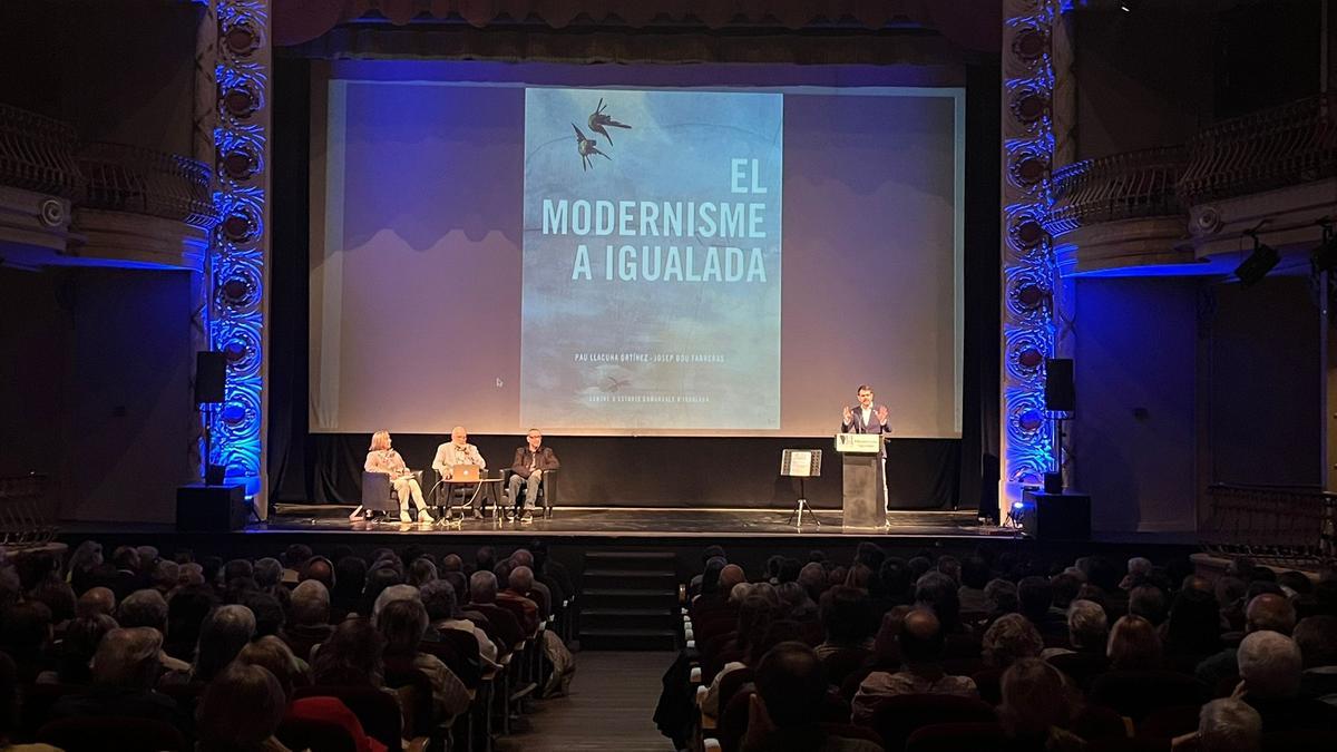 Presentació del llibre sobre el modernisme d'Igualada