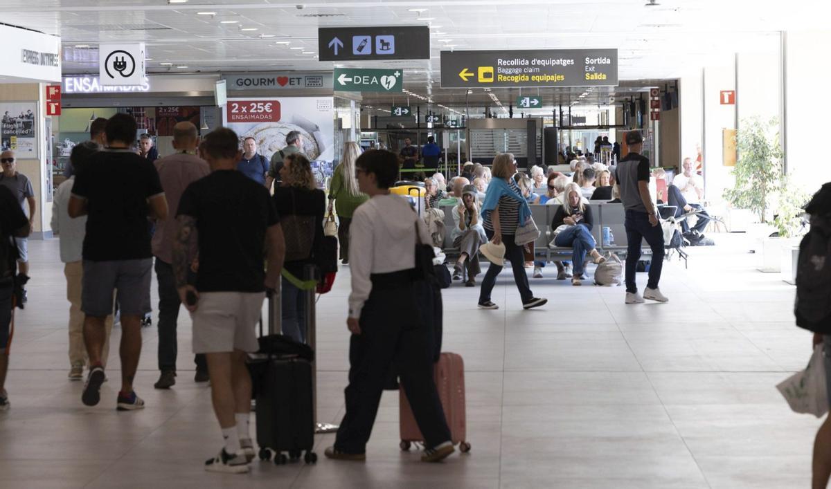 Ibiza airport.