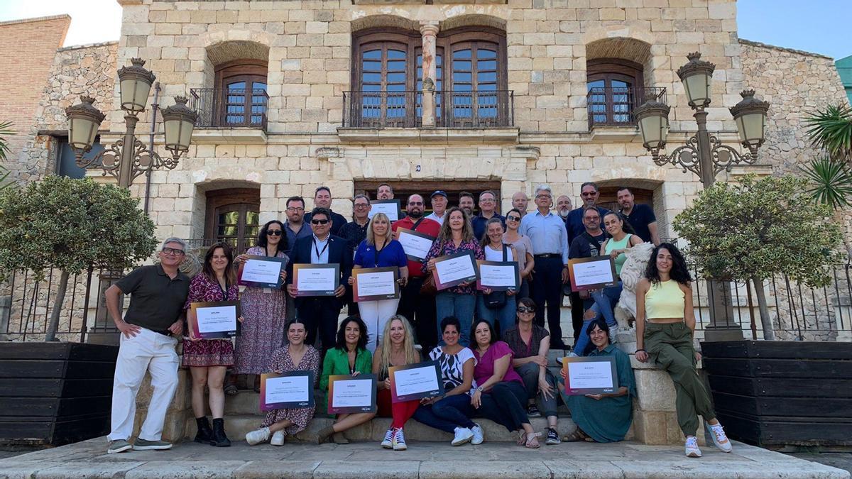 Algunos de los alumnos que ya han pasado por el curso.