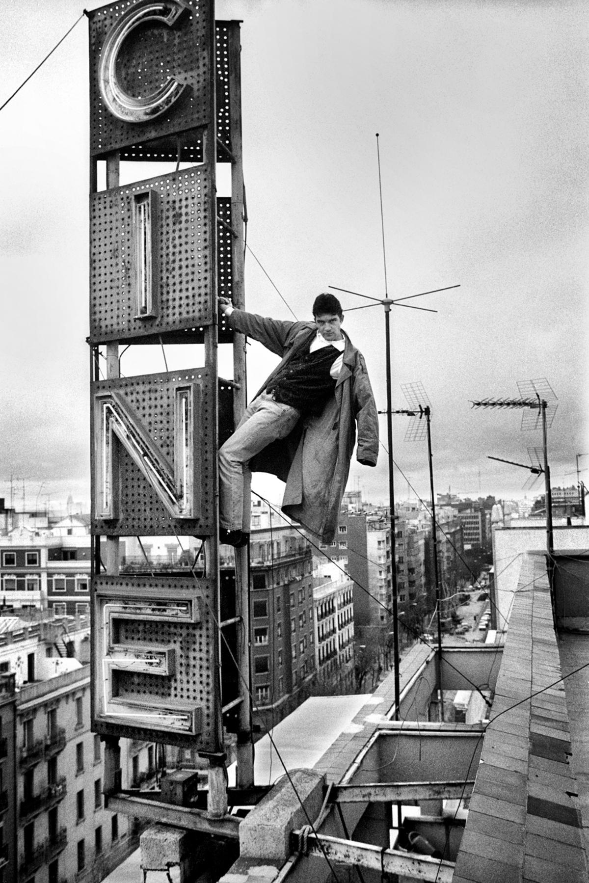 Antonio Banderas, en Madrid (1993).