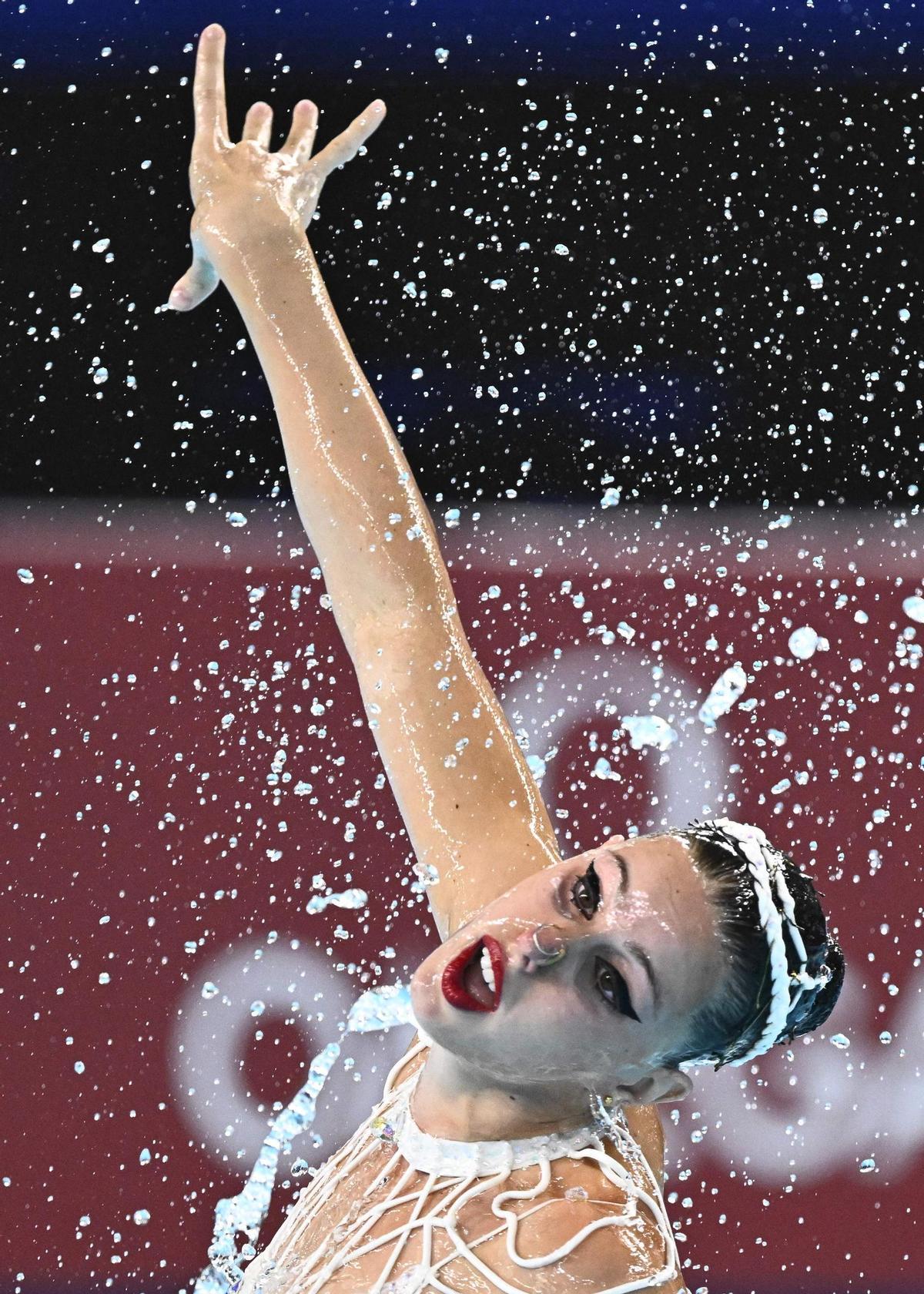 Iris Tió se lleva el oro en el solo técnico de los campeonatos de Europa de natación artística