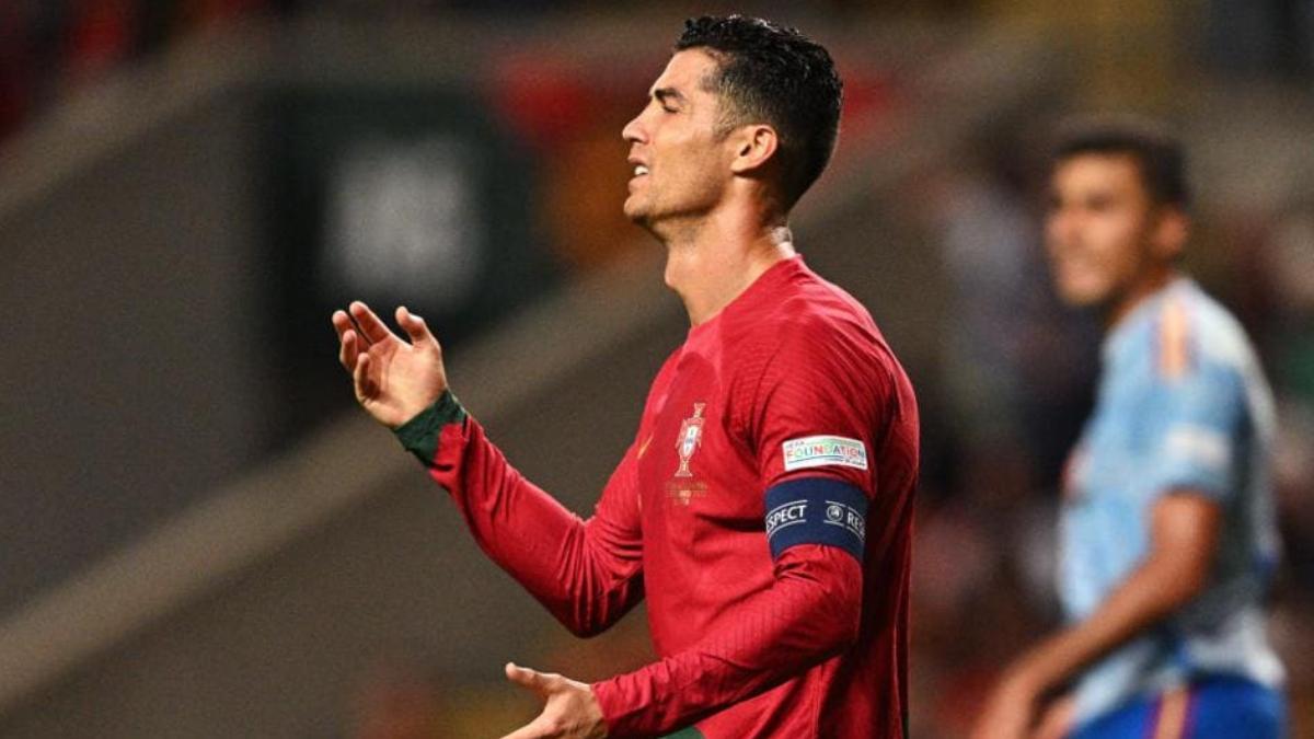 Cristiano no estuvo acertado ante España