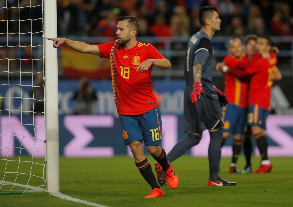 Amistoso España - Costa Rica en La Rosaleda