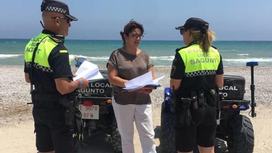 La Policía de Playas realiza una media de 50 intervenciones al día