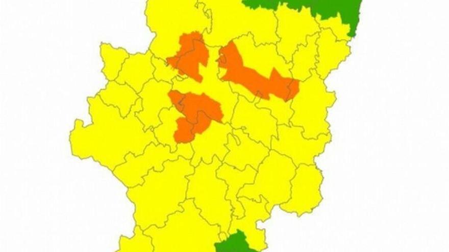 Alerta naranja por incendios forestales en zonas del centro de Aragón