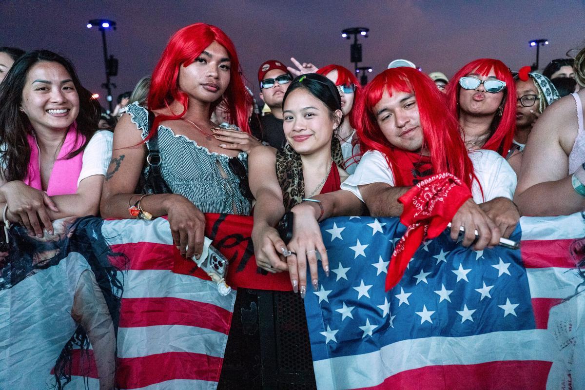 Asistentes al Coachella Valley Music and Arts Festival este fin de semana.