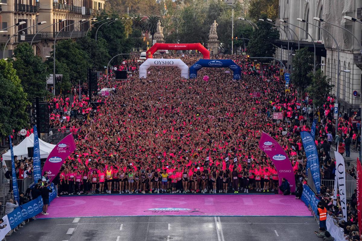 Búscate en la Cursa de la Dona: el gran evento con récord de participación y recorrido renovado