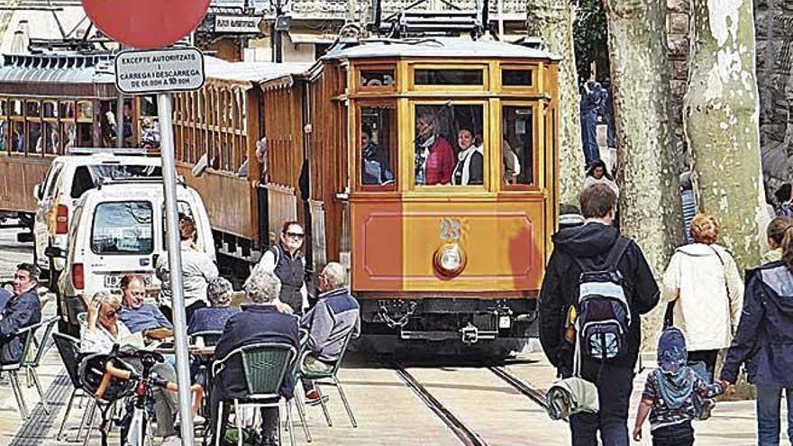 Gefahr für Straßenbahnfahrer in Sóller