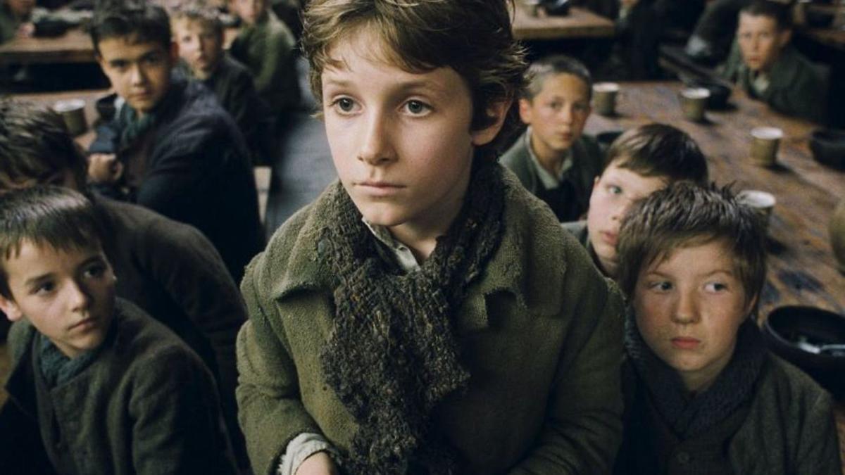 El niño John Howard Davies
como Oliver Twist en la 
película de 1948.