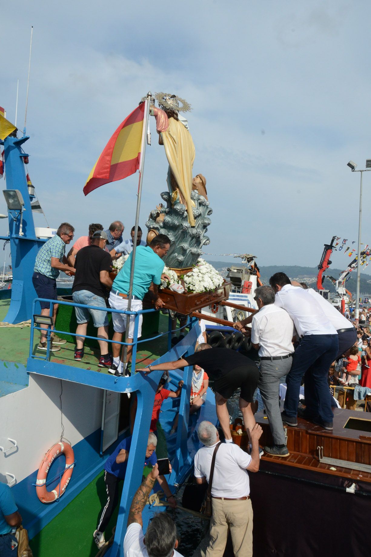 Las celebraciones de la Virgen del Carmen en Moaña