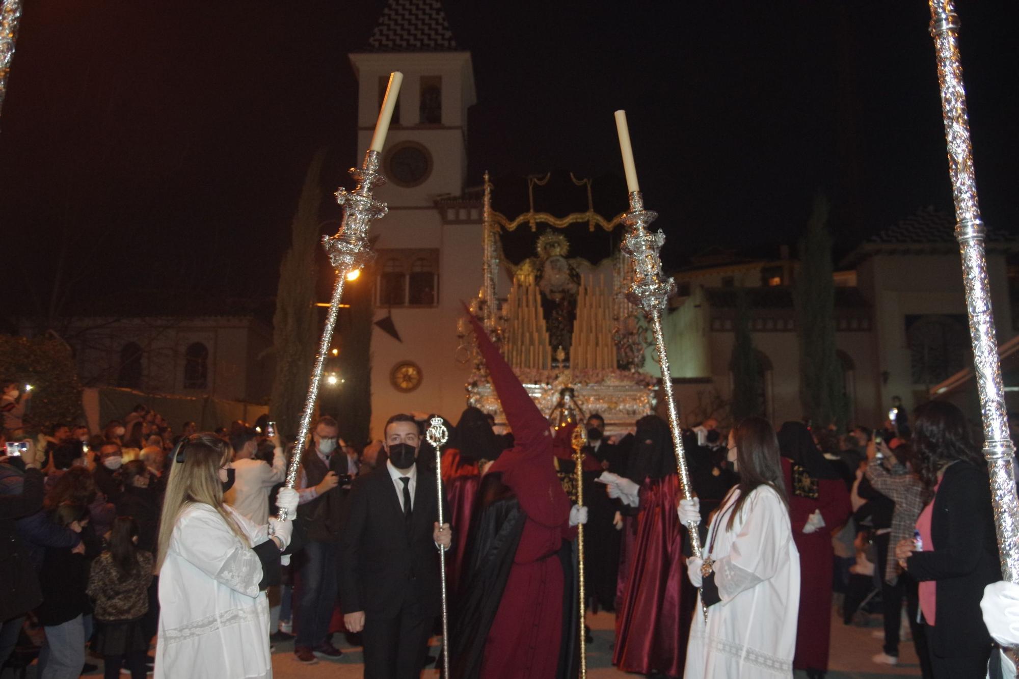 Traslado del Cristo de la Hermandad y la Caridad y la Virgen de los Dolores, en Puerto de la Torre