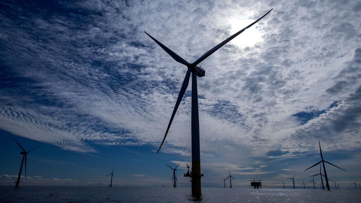 Ganz so soll es vor Mallorca nicht aussehen, sollte der Plan Wirklichkeit werden. Derzeit geht es nur um wenige Windräder.