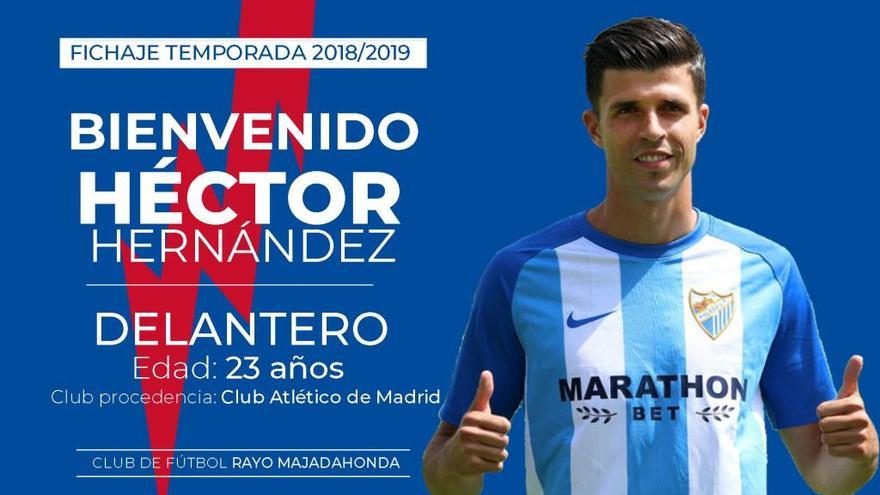 El Rayo Majadahonda oficializa la llegada de Héctor Hernández