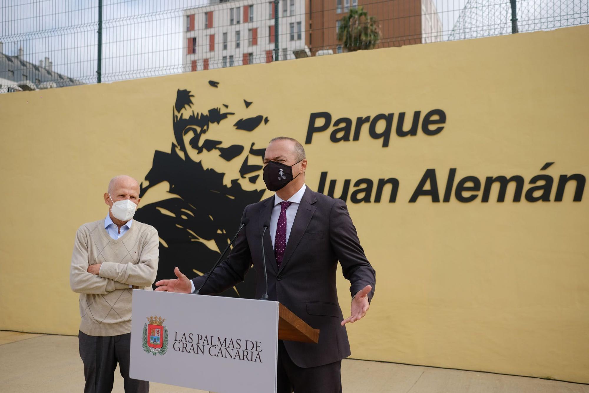 Homenaje a Juan Alemán Cáceres, histórico líder vecinal de La Paterna