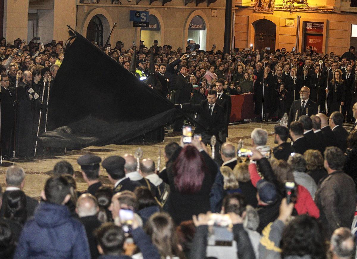 La tradicional Trencà del Guió en la Plaça de Baix el año pasado.