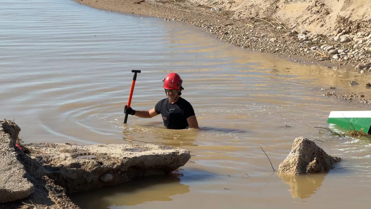 Continúa la búsqueda de los desaparecidos en Cubelles por la tormenta