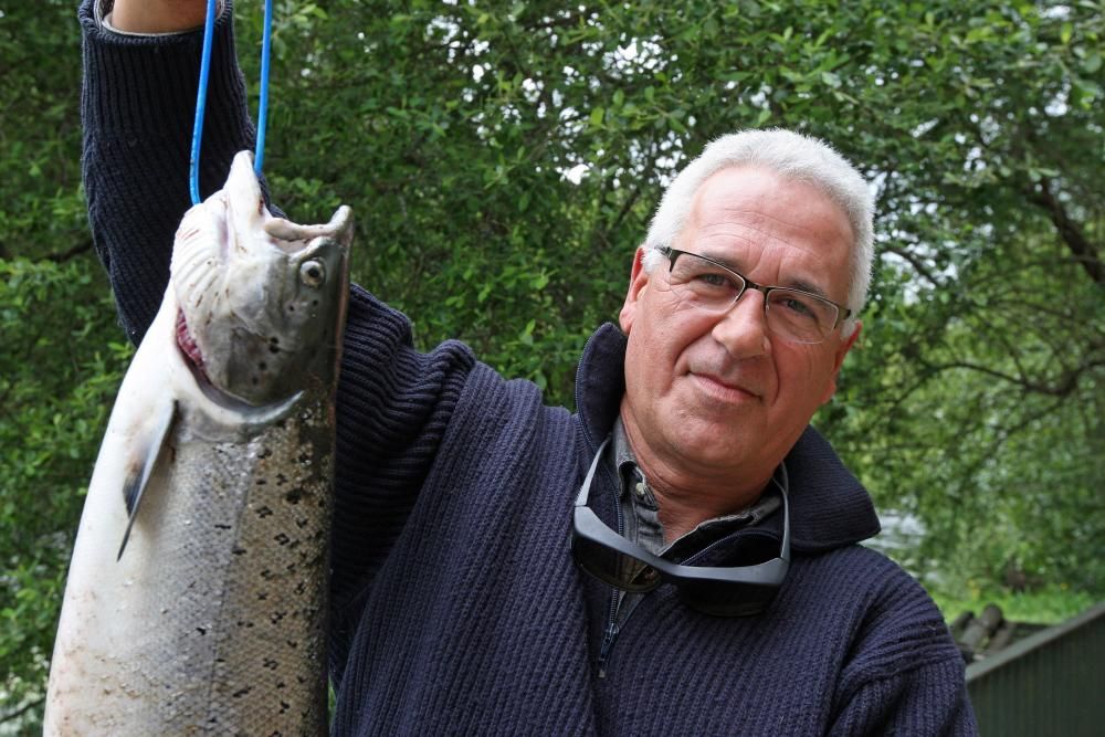 Primer día de la temporada de pesca del salmón