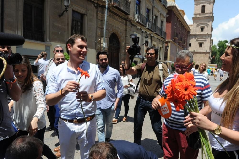 Albert Rivera visita Murcia y Los Alcázares