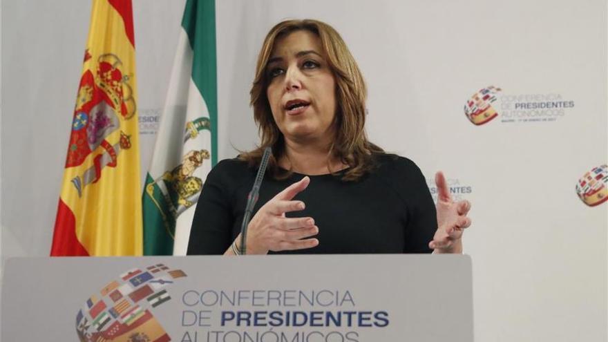 Susana Díaz, satisfecha con el impulso a la  financiación y la corresponsabilidad fiscal