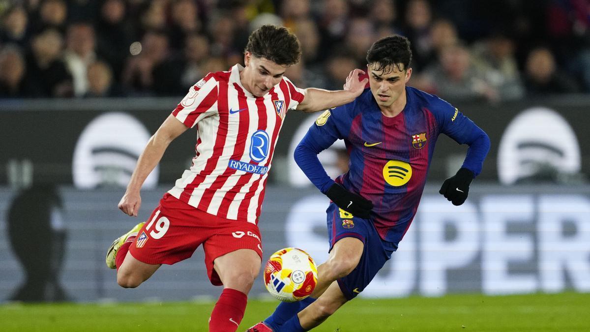 Pedri sobre Julián: "Julián Álvarez me encanta. Siempre he dicho que quiero que los mejores jugadores estén en el Barça"