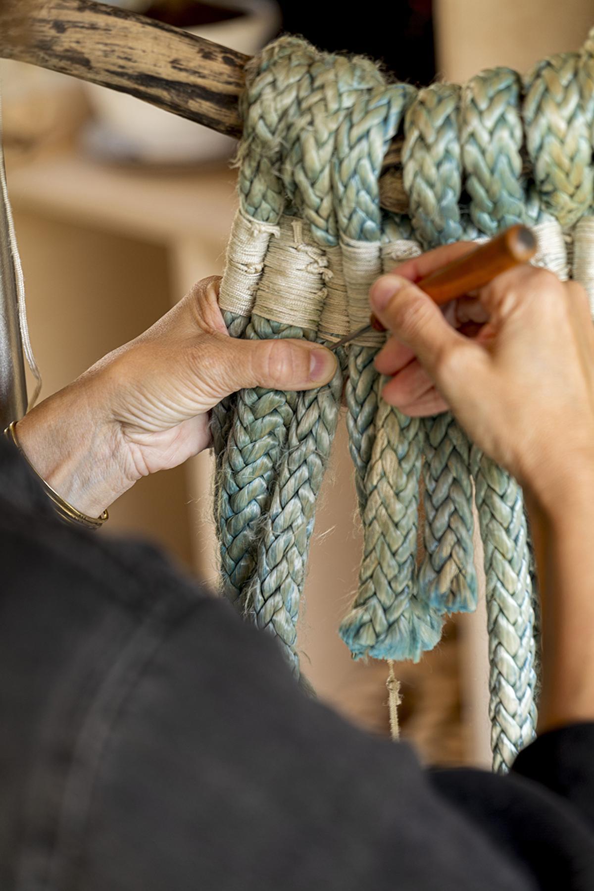 Mar Fraga en su taller