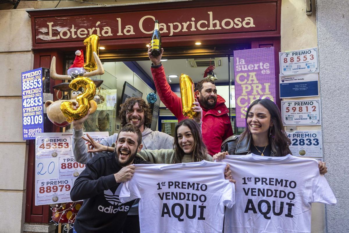 Celebraciones por el sorteo de El Niño