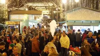 El Cíes Market navideño calienta motores en Vigo... a 30 grados