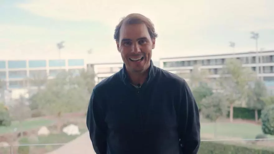 Rafa Nadal manda ánimos al equipo de su academia que jugará la Hexagon Cup de pádel