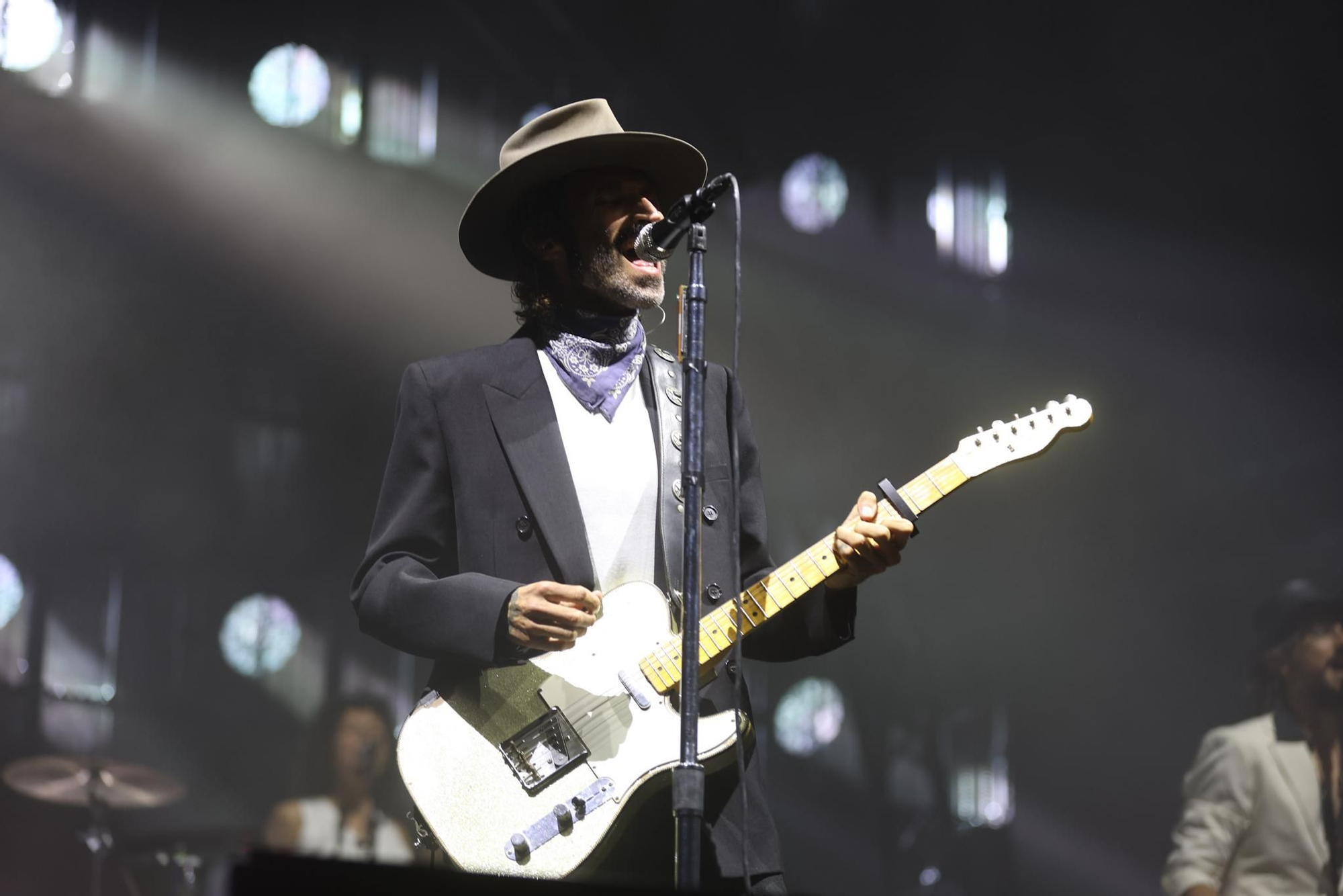 Leiva en el Muelle de Batería de A Coruña