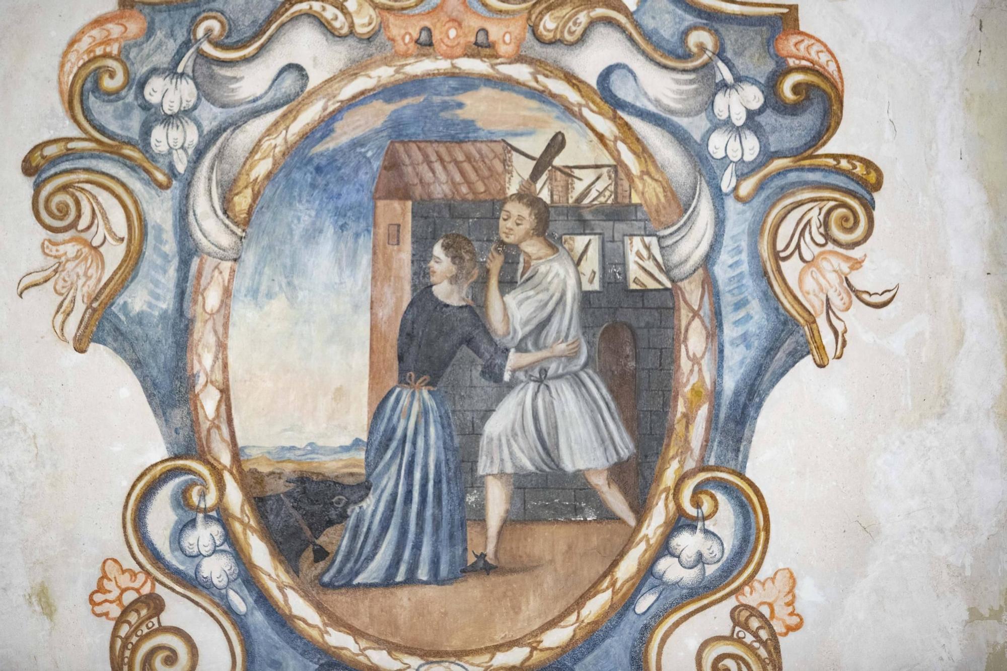 En busca de la financiación para restaurar las pinturas de la ermita de Sant Antonio en Bocairent