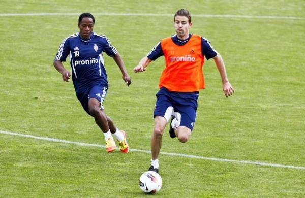 Imágenes del entrenamiento del Real Zaragoza