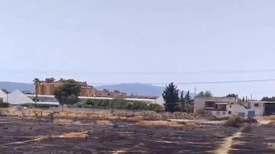 Incendio en Cabezo de Torres