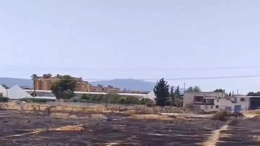 Incendio en Cabezo de Torres