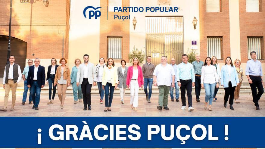 El PP copa las áreas de gestión en Puçol