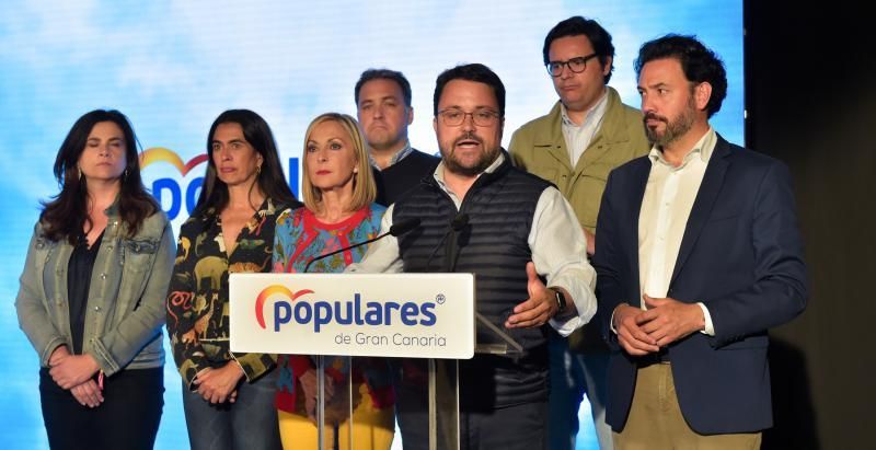 28-04-2019 LAS PALMAS DE GRAN CANARIA. Noche electoral en el Partido Popular  | 29/04/2019 | Fotógrafo: Andrés Cruz