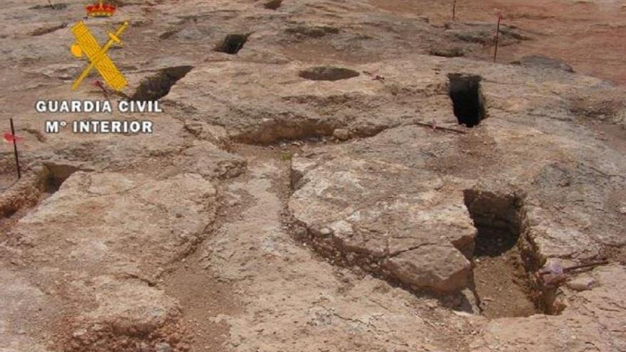 Estado actual del yacimiento arqueológico